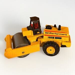 Vintage Diecast 82 Performant Road Roller Construction Vehicle